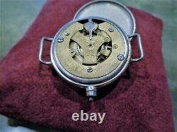 Vintage Ultra Rare Thomas Ernst Haller WWI Military Trench Watch Meta Repair