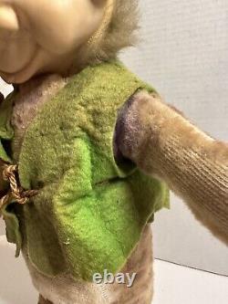 Vintage Ultra Rare Timely Toys Troll Doll 18 1960's Neanderthal People