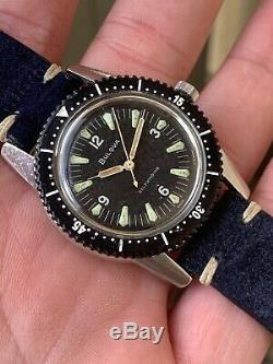 Vintage Watch Bulova Orologio Skin Diver Nautilus Ultra Rare Top