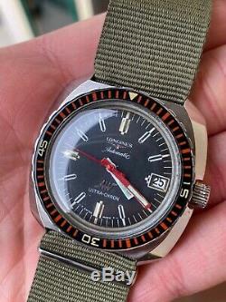 Vintage Watch Orologio Longines Ref 7970-2 Ultra Chron Oversize Diver Sub Rare
