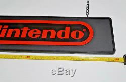 Vintage We Have Nintendo Retail Display 2 Sided Sign -Model M37BA Ultra Rare