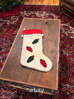 Vintage Woof & Poof Stocking Ultra Rare Holy Grail CHRISTMAS LIGHTS Stocking