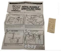 Vintage Wwf Wwe 1991 Hasbro Royal Rumble Wrestling Ring. 11 Figures Ultra Rare