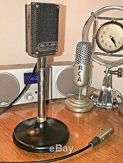 Vintage and Rare SHURE 701A ULTRA DYNAMIC MICROPHONE withstand-working-1930's