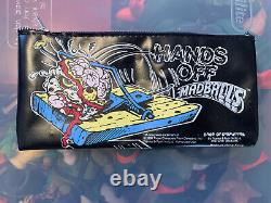 Vintage madballs 1986 80s toy Crack Head Pencil School Zippy Bag Ultra Rare