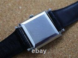 Vintage mens Longines Ultra-Chron automatic square case big size all steel rare