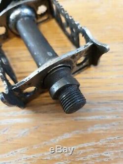 Vintage ultra rare BSA steel quill pair of pedals bicycle bike 50s-60s