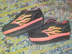 Volatile Vintage ULTRA RARE Y2K Flame Platform Shoes Goth Punk Grunge Sz 8