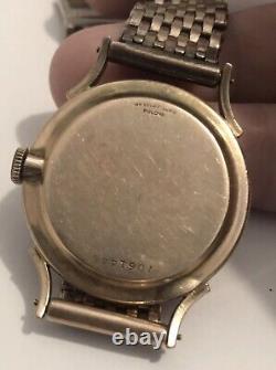 Vtg 1946 Bulova TREASURER Mechanical Men's Watch 14K Gold Filled ultra-thin Rare