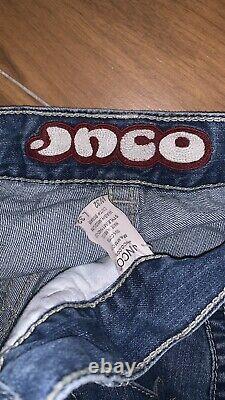 Vtg Jnco Mammoth Jeans Sz 34x31 30 In Open Big Pocket Ultra Wide Skate Rare