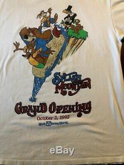 Vtg SPLASH MOUNTAIN DISNEY Grand Opening 1992 Ultra RARE Shirt T Vintage Xxl Wdw