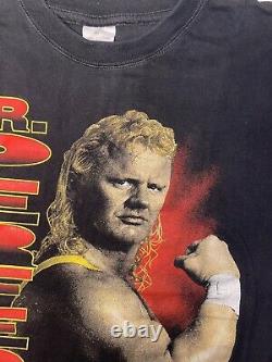 WWF Vintage 1992 MR PERFECT Red Yellow Wrestling TShirt Single Stitch ULTRA RARE