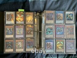 Yugioh Collection Binder 150+ High Rarity Cards Holographic Vintage! Ultra Rare