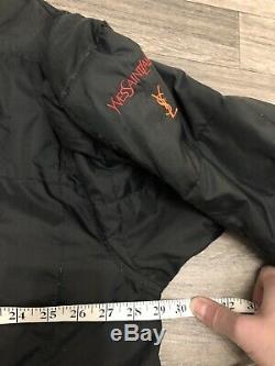 Yves Saint Laurent YSL Mens Black Down Puffer Jacket XL Vintage 90s Ultra Rare